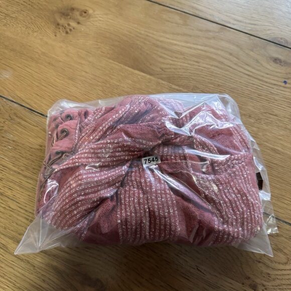 Free People‎ Women Size Large Blouse Bohemian Hippie Cottagecore Tie Top Long - Picture 11 of 11